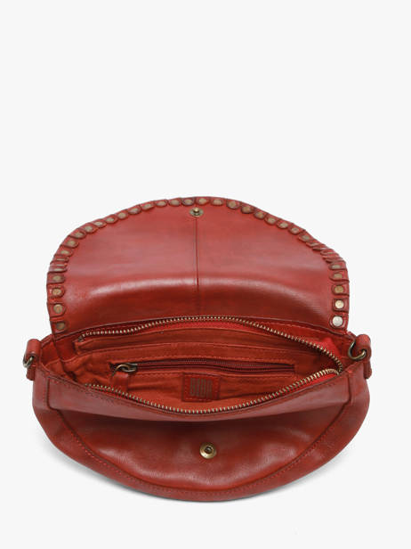 Cross Body Tas Heritage Leder Biba Rood heritage YAM1L ander zicht 2