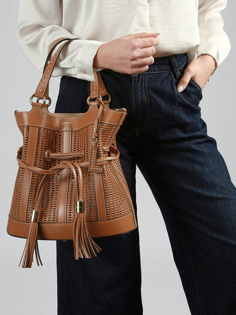 Handtas M Premier Flirt Ajouré Leder Lancel Bruin premier flirt A14010 ander zicht 1