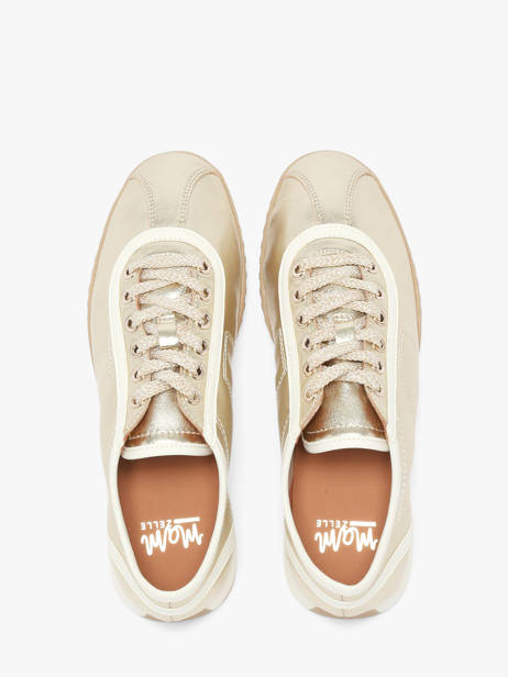 Sneakers Uit Leder Mam'zelle Goud women CSGLO37 ander zicht 3
