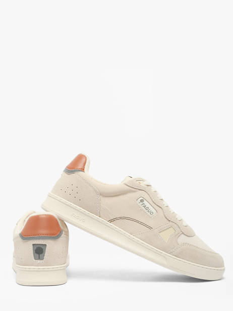 Sneakers Uit Leder Faguo Beige men 26CG9204 ander zicht 2