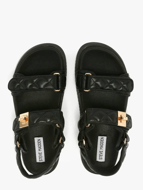 Sandalen Uit Leder Steve madden Zwart women 11003792 ander zicht 3