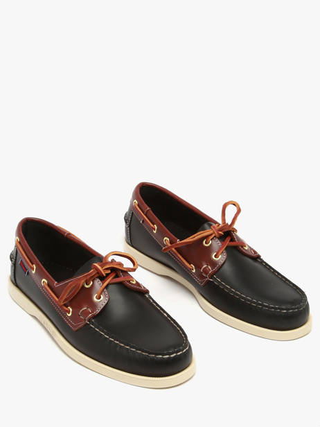 Bootschoenen Uit Leder Sebago Zwart men 7111M7W ander zicht 2