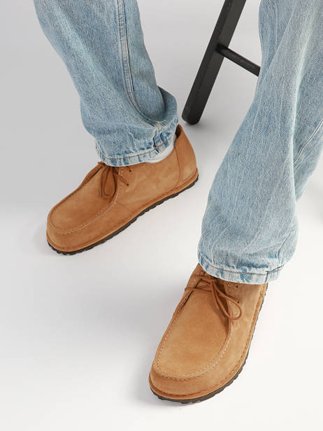 Derby Veterschoenen Uit Leder Birkenstock Bruin men 1031546 ander zicht 1