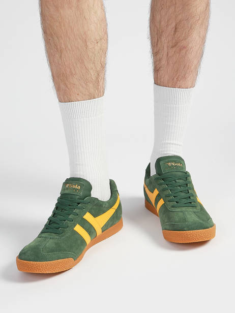 Sneakers Uit Leder Gola Groen men CMA192NI ander zicht 1