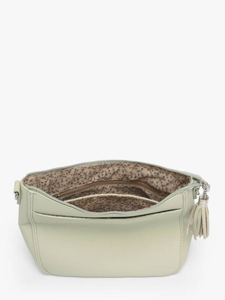 Cross Body Tas Grained Miniprix Groen grained F8575 ander zicht 1