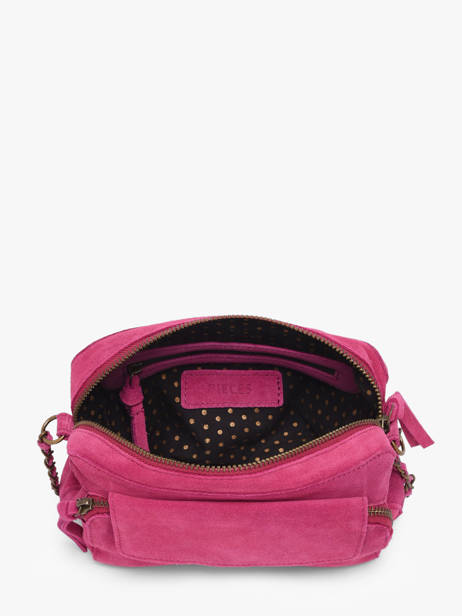 Cross Body Tas Naina Leder Pieces Roze naina 17100639 ander zicht 2