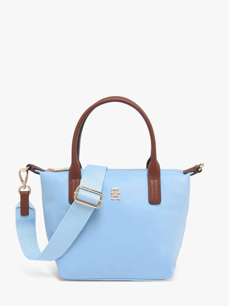 Cross Body Tas Popette Nylon Tommy hilfiger Blauw popette AW17709