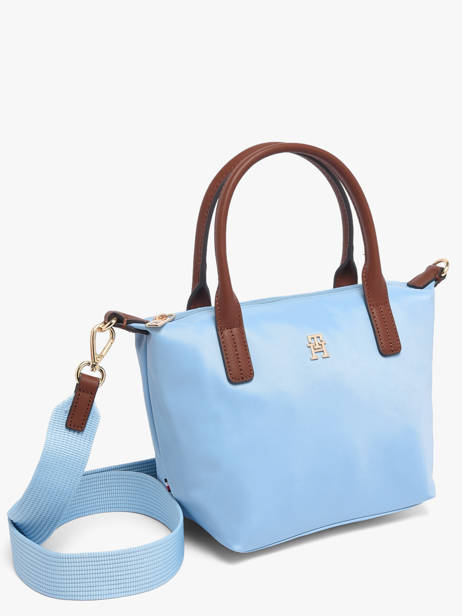 Cross Body Tas Popette Nylon Tommy hilfiger Blauw popette AW17709 ander zicht 1