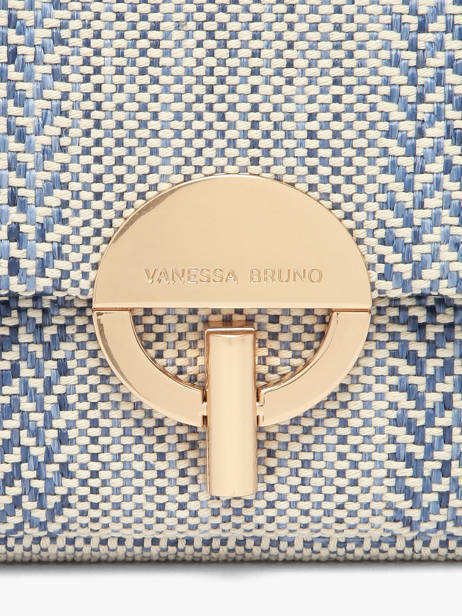 Cross Body Tas Moon Vanessa bruno Blauw moon 7V40533 ander zicht 2