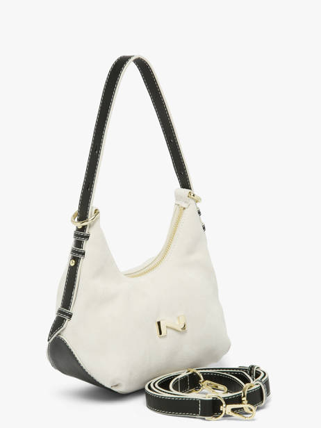 Cross Body Tas Sam Suède Leder Nathan baume Beige vogue 4 ander zicht 1